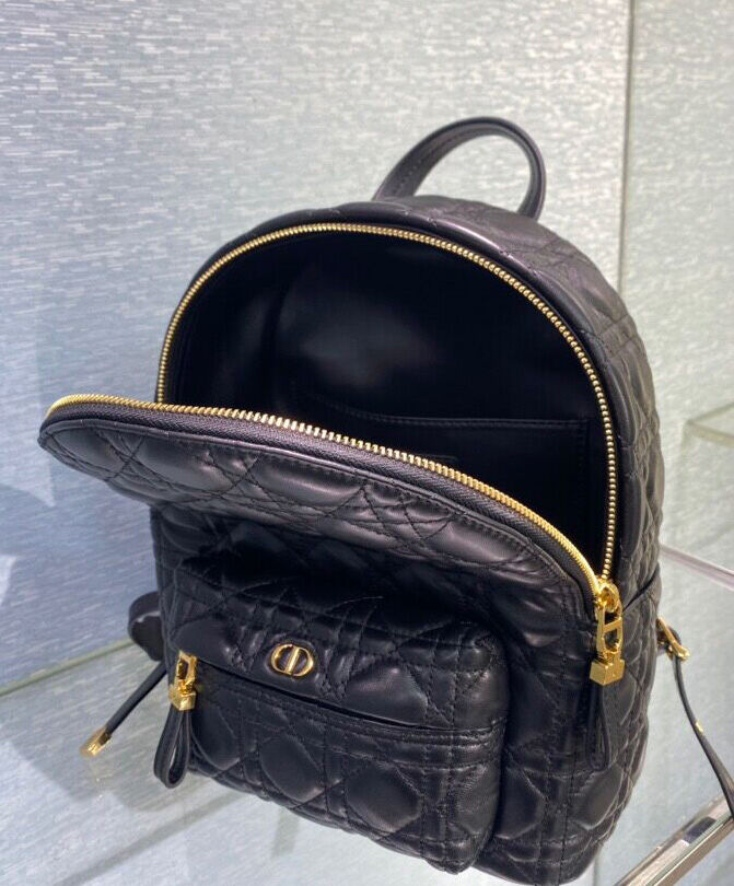 Christian Dior Small Dior Backpack Black
